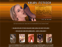 Tablet Screenshot of nylon-fetisch.net